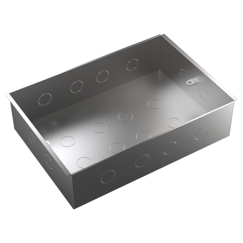 MultiDesk Коробка монтажная для бетонных полов для люка на 16/24 модуля СТАЛЬ | код MDK10316 | Systeme Electric