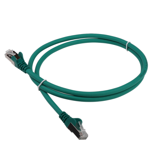 Патч-корд LANMASTER LSZH FTP кат.6, 3.0 м, зеленый | код LAN-PC45/S6-3.0-GN | LANMASTER