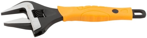 Ключ разводной ''Эталон'', CrV, узкие губки, шкала, экстра увеличенный захват, прорезиненная ручка 250 мм (50 мм) | код 70197 | FIT фото 4