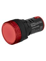 STATUS Лампа сигнальная AD-22DS, LED, d22 мм, 24-440 В AC/DC, красный TDM | код SQ0702-0093 | TDM