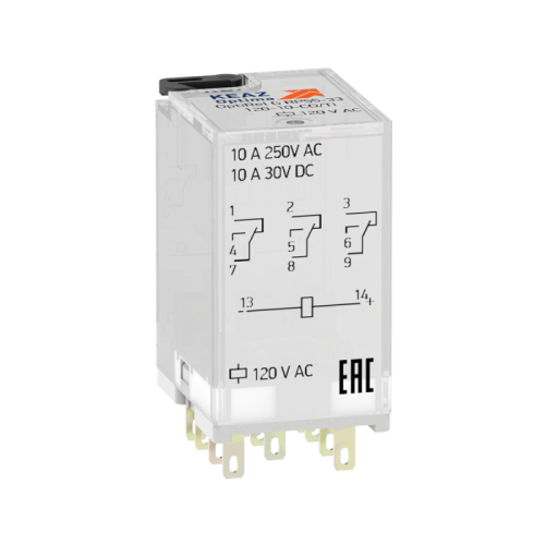 Промежуточное реле OptiRel G RP55-33-110-10-CO | код 281085 | КЭАЗ