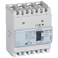 Автоматический выключатель DPX3 160 - термомагнитный расцепитель - 50 кА - 400 В~ - 4П - 40 А | код. 420132 | Legrand 