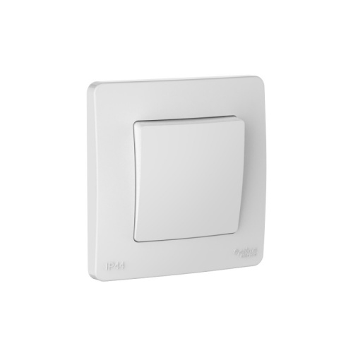 BLANCA С/У IP44 1-клавишный ПЕРЕКЛЮЧАТЕЛЬ (сх.6), 10AX, 250В, БЕЛЫЙ | код BLNVS410601 | Systeme Electric
