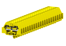 241315 Клемма TB проходная 1-1 с бок. подключ. с защелк. ножками, желт., шт | код 241315 | SUPU
