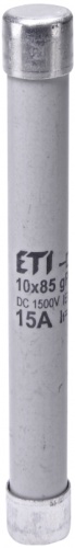 Предохранитель CH 10x85 gPV 8A 1500V (30kA) | код 002625279 | ETI Предохранитель CH 10x85 gPV 8A 1500V (30kA) | код 002625279 | ETI