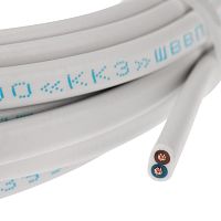 Провод ШВВП 2х0,75 мм кв, длина 5 метров, ГОСТ 7399-97 REXANT | код 01-8086-5 | REXANT