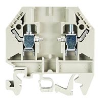 Клемма для держателя предохранителя, тип фиксации провода: винтовой, номинальное сечение: 4 мм кв., 6,3A, 800V, ширина: 6 мм, цвет: серый, тип монтажа: DIN 35 | код 57.504.4055.0 | Wieland