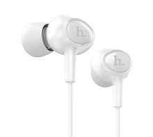 Проводные наушники-вставки с микрофоном Hoco M3 White | код 6957531031857 | Hoco