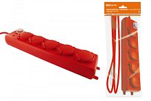 Удлинитель силовой Уз16-05В TDM (с крышками IP44, выключатель, 5 мест/5м ПВС 3х1,0) | код SQ1302-0016 | TDM