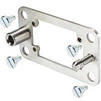 Рамка для установки контактных вставок REVOS, с направляющими, Size 10, сталь | код Z5.560.1119.0 | Wieland