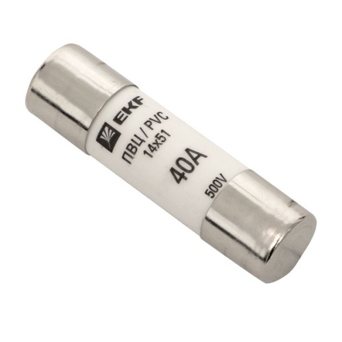 Плавкая вставка цилиндрическая ПВЦ (14х51) 40А PROxima | код pvc-14x51-40 | EKF фото 2