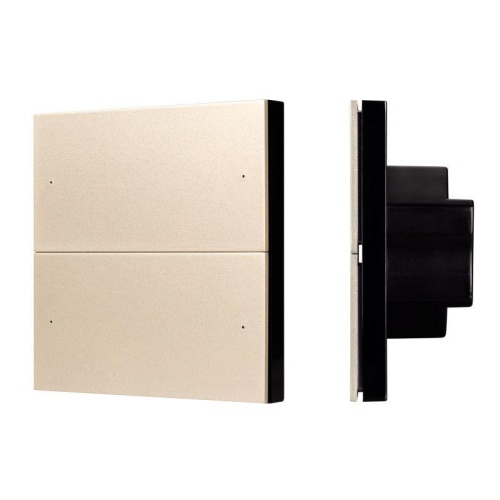 Панель кнопочная SMART-DMX512-801-22-4G-4SC-DIM-IN Gold (230V, 2.4G) (IARL, IP20 Пластик, 5 лет) | код 39313 | Arlight
