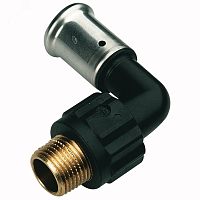 Угольник НР 50х5/4' 90 град., ПВДФ пресс | код 5PK-5007 | Henco