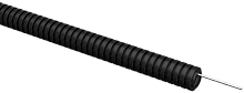 ELASTA Труба гофр. ПВХ d=16мм с зондом черная (100м) IEK | код ET-TG21-121-016-100-K02 | IEK