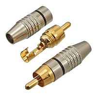 Разъём RCA SZC-0218/RP-213, чёрный | код 107143 | SZC