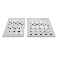 Полка приборная раздвижная 19 глубинной 400-600 мм. для шкафов серии EMS глубиной 600-800 мм. | код EMS-RIS-400-600 | ELBOX