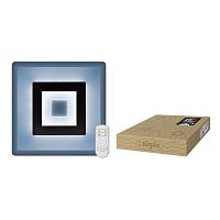 Светильник потолочныйLed DLC-N501 38W GLASS/CLEAR Nimfea диммир. пульт ДУ (в/к) 3000К/4000К/6500К стекло Fametto UL-00003927