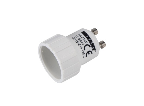 Переходник цокольный GU10-Е14 REXANT | код 11-8843 | REXANT Переходник цокольный GU10-Е14 REXANT | код 11-8843 | REXANT