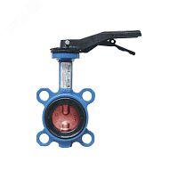 Затвор дисковый поворотный чугунный Tecfly Ду 50 Ру16 с ручкой, диск чугун, манжета EPDM | код VPI4448-02EP0050 | TECOFI