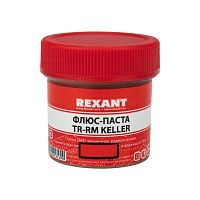 Флюс для пайки паста TR-RM KELLER 20 мл банка | код 09-3690 | Rexant