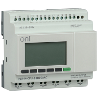 Микро ПЛК PLR-M. CPU DI12/DO06(T) 24В DC ONI | код PLR-M-CPU-18T00ADC | ONI