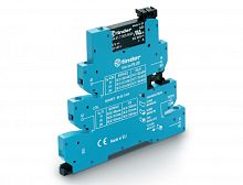 Интерфейсный модуль (сборка 34.81.7.024.8240 + 93.63.7.024), твердотельное реле, серия MasterPLUS, выход 2A (240В AC), питание 24В DC, категория защиты IP20, винтовые клеммы | код 393070248240 | FINDER