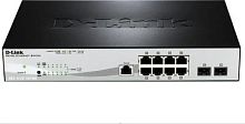 Коммутатор D-Link DGS-1210-10P/ME/A1A 8x1Гбит/с 2SFP 8PoE управляемый | код 418864 | D-Link