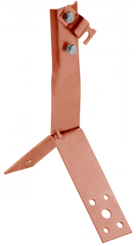 Дер. пр. кр. 6-10мм вин. конька h=80мм медь IEK | код ZDP80-50-4-16-80 | IEK