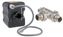 Кран шар. трехход. (L) 1", с сервоприводом | код. S.2245N.06 | VALTEC