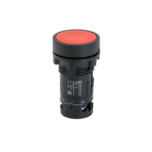 Кнопка плоская красная, 1NO+1NC, IP54, пластик MTB7-EA45 | код 132686 | MEYERTEC Кнопка плоская красная, 1NO+1NC, IP54, пластик MTB7-EA45 | код 132686 | MEYERTEC