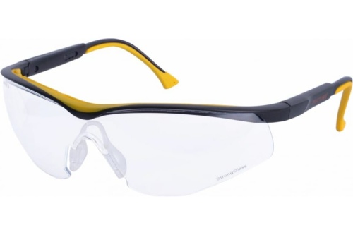 Очки защитные открытые О50 MONACO StrongGlass (2С-1,2 PC) (спортивный стиль, водостойкое незапотевающее покрытие, защита от истирания и царапин. Регулируемые по длине и углу наклона заушники. Мягкая нескользящая вставка сверху | код. 15037 | РОСОМЗ