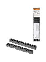 Изолятор шинный плоский ИШП 4П для шин 5 и 10 мм, длина 303 мм, межшинное расстояние 75 мм TDM | код SQ0807-0023 | TDM