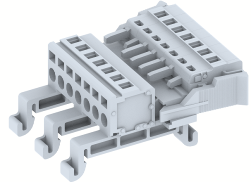 Разъем на 7 полюсов штепсельного типа, монтаж на DIN-рейку TS 35, шаг 5,08 мм DPSC5.08WF-7W(G) | код 2302030700 | Elmex Разъем на 7 полюсов штепсельного типа, монтаж на DIN-рейку TS 35, шаг 5,08 мм DPSC5.08WF-7W(G) | код 2302030700 | Elmex