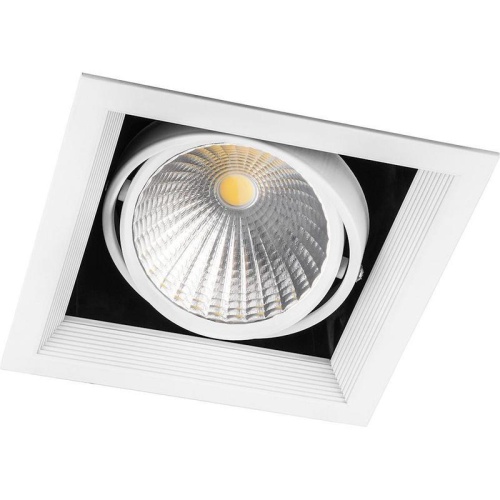 Светильник светодиодный ДВО-30w 4000К 2700Лм поворотный квадратный белый | код 29779 | Feron