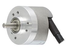 Инкрементальный энкодер D=40мм, выступающий вал 6мм, 160 имп/об, 5…30VDC, выход TTL/HTL с инверсией, IP65, -20…+85°C, тангенциальный кабель 2м | код EIP 40BO 6630V160-T2 | INNOCONT