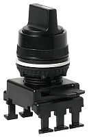 Переключатель поворотн. 2-х поз. HI65C3 без фикс. 0-1, 30° (черный) | код 004770092 | ETI