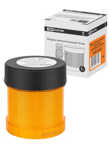 Модуль светосигнальный 70 мм желтый (LED 230В AC) IP54 TDM | код SQ0737-0003 | TDM Модуль светосигнальный 70 мм желтый (LED 230В AC) IP54 TDM | код SQ0737-0003 | TDM