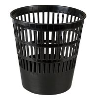 Корзина для бумаг БОЛЬШАЯ, 16 л, сетчатая, черная, BRAUBERG-MAXI, 231165 | код 231165 | BRAUBERG