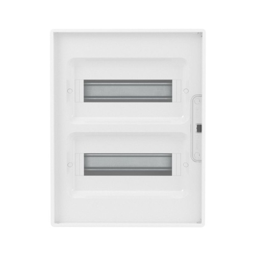 Щиток встраиваемый FRAME 24мод. для полых стен с прозр. дверцей с 4 шинами PEN (2шт на 8 отверст. и 2шт на 6 отверст.) бел. DKC F24B3WT