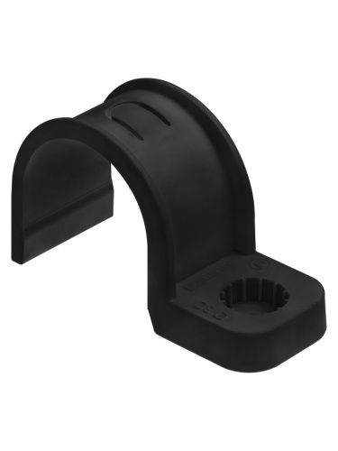 Крепеж-скоба для трубы 32 мм односторонняя для прямого монтажа (25 шт.) черная TDM | код SQ0405-6114 | TDM Крепеж-скоба для трубы 32 мм односторонняя для прямого монтажа (25 шт.) черная TDM | код SQ0405-6114 | TDM