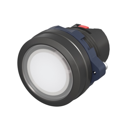 Головка кнопки плоская прозрачная без фиксации, белая | код M22P-FMLWP | DKC Головка кнопки плоская прозрачная без фиксации, белая | код M22P-FMLWP | DKC