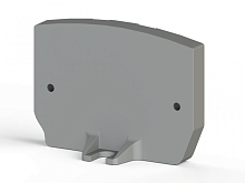 495 089, Упор для миниклемм MYPK, правый, под винт, (серый), MYPD2 | код 0.0.0.4.95089 | KLEMSAN