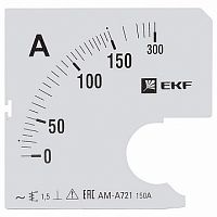 Шкала сменная для A721 150/5А-1,5 |  код. s-a721-150 |  EKF
