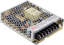 Источник питания AC-DC, 108Вт, вход 85…264В AC, 47…63Гц / 120…370 В DC, выход 24В/4.5A, рег. вых ±10% , изоляция 3750В AC, в кожухе 129х97х30мм, -30…+70С | код LRS-100-24 | MeanWell