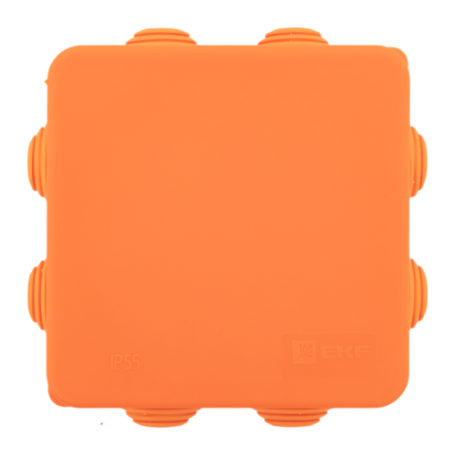 Коробка огнестойкая E45 85х85х40мм с клеммниками 4 полюса 0,5-6мм2 IP55 HF EKF | код plc-kmfr-85-406 | EKF фото 3