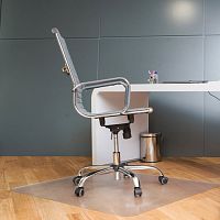 Коврик защитный напольный BRABIX, поликарбонат, 100х120 см, шагрень, 1,8 мм, 604851 | код 604851 | BRABIX