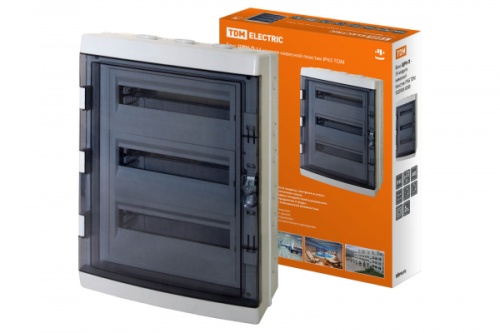 Бокс ЩРН-П-54 модуля навесной пластик IP65 TDM | код SQ0908-0008 | TDM