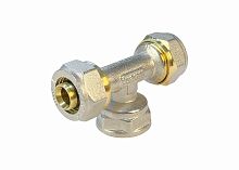 Тройник обжимной с переходом на ВР 20х1/2х20дюйм (110/5) | код VF.332.N.201220 | VALFEX