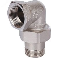 Разъемное соединение 'американка' ВН никелированное, уплотнение под гайкой o-ring кольцо 3/4 | код SFT-0057-000034 | STOUT