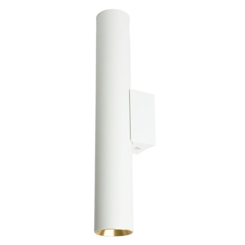 Светильник ДБО 2хGU10 MR11 вверх/вниз без ламп белый,золото | код 51382 | Feron